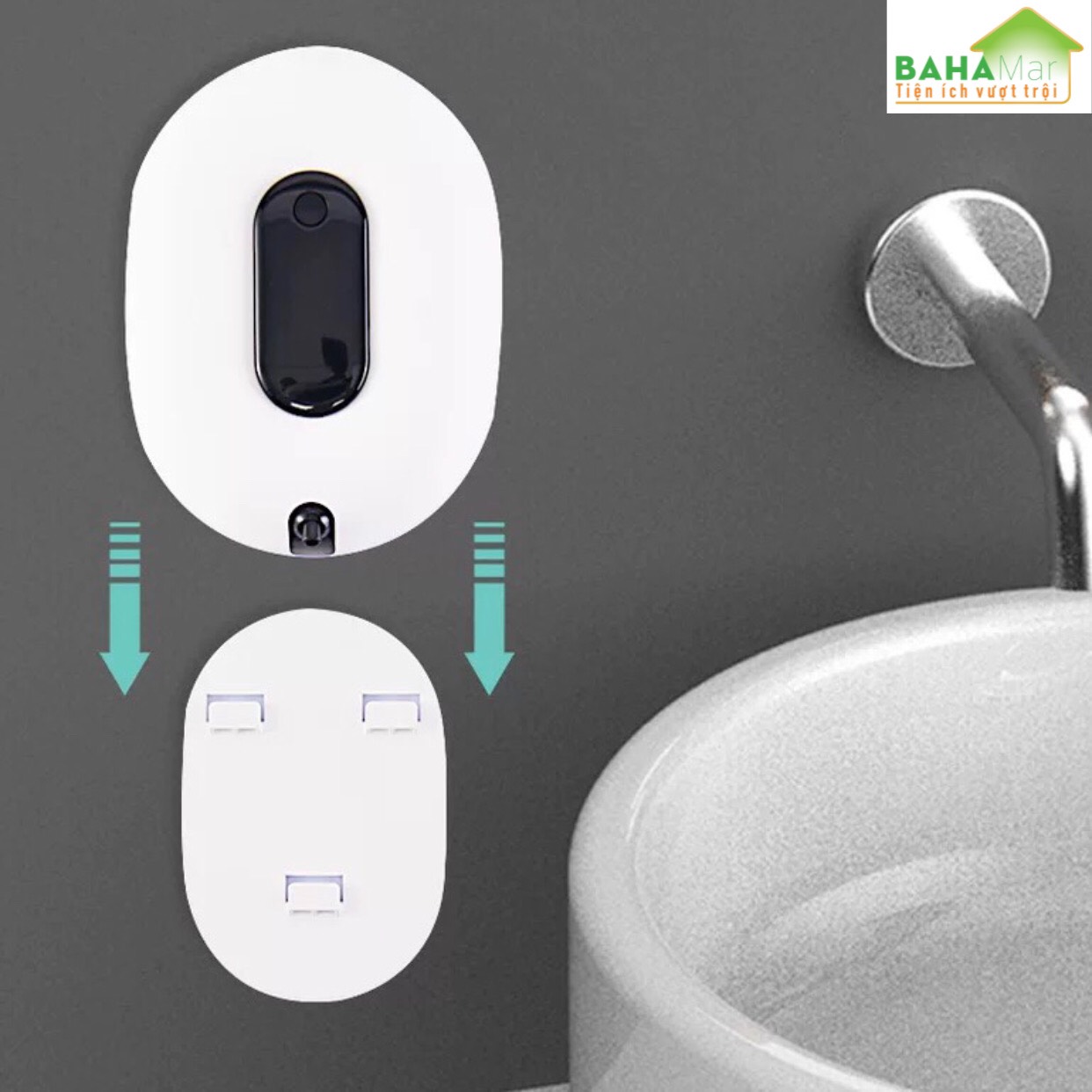 BÌNH THÔNG MINH XỊT BỌT RỬA TAY CẢM ỨNG TỰ ĐỘNG "BAHAMAR"