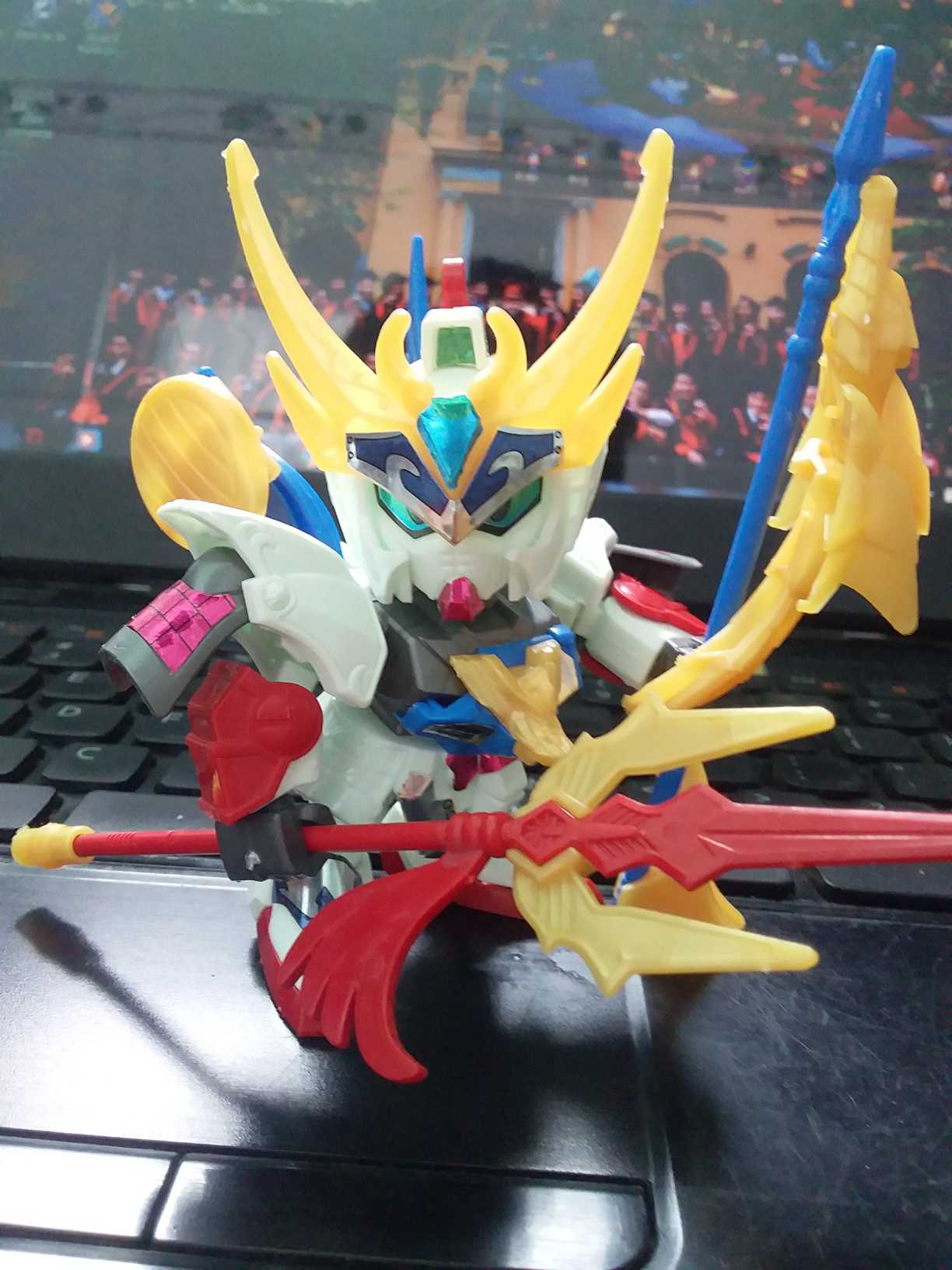 Đồ Chơi Xếp hình Gundam Triệu Tử Long - Mô Hình Lắp ghép Tam Quốc A004