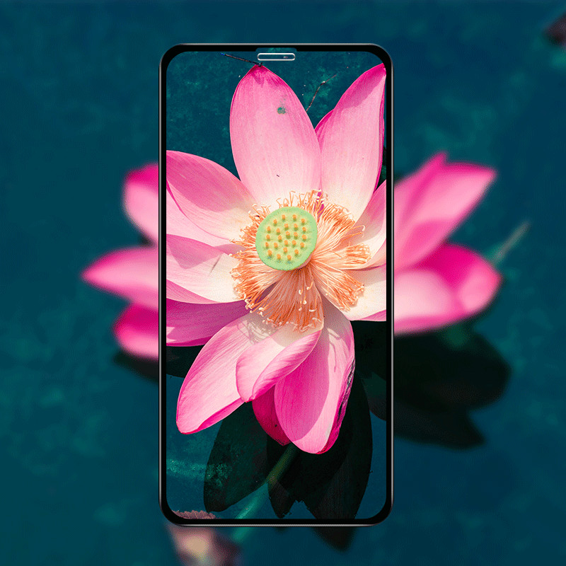 Dán cường lực iPhone 12 Pro Max MIPOW Kingbull HD Premium Full viền đen - Hàng Chính Hãng