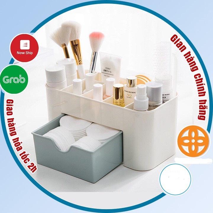 Kệ mỹ phẩm nhiều ngăn, Khay đựng đồ đa năng để bàn dày dặn tiện lợi TNX