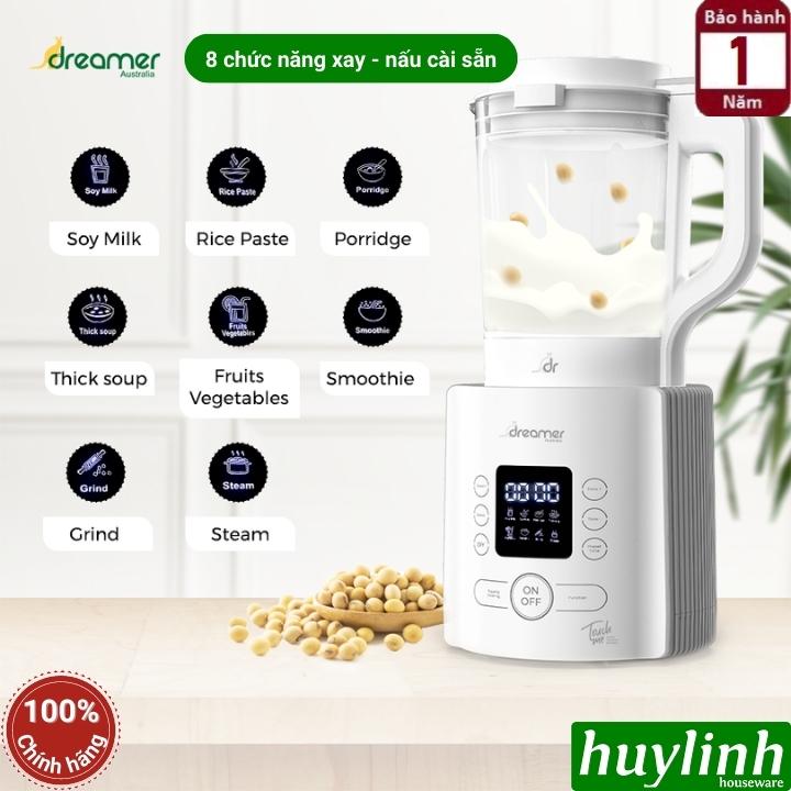 Máy làm sữa hạt Dreamer DKA-MCB117 - 1.75 lít - Sản xuất tại Thái Lan - 8 Chức năng - Hàng chính hãng