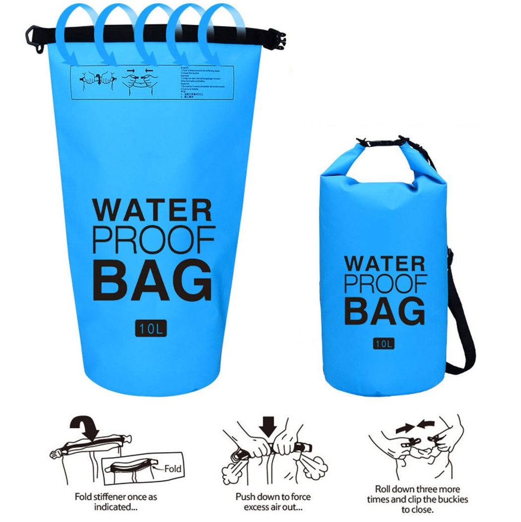 Túi khô chống thấm nước cao cấp sử dụng đi biển, dã ngoại Waterproof Bucket Bag (màu vàng)