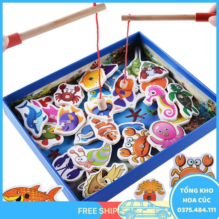 Đồ Chơi Câu Cá Gỗ 32 Chi Tiết - Vận Chuyển Miễn Phí Toàn Quốc