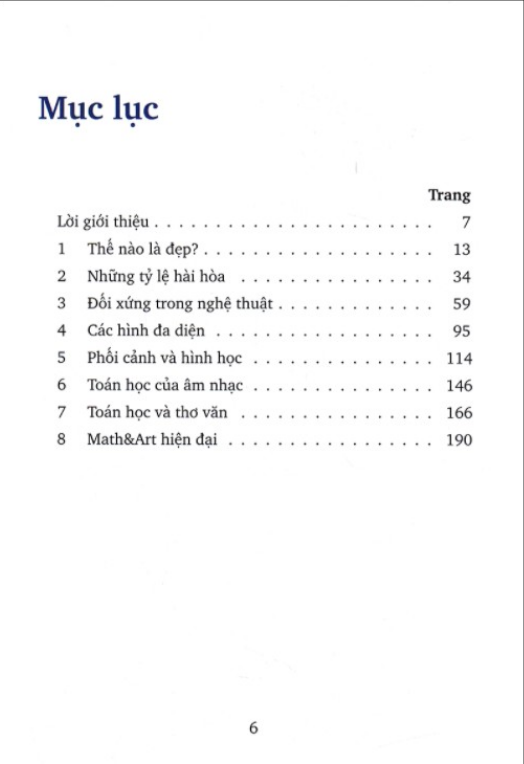 Sách - Toán Học và Nghệ thuật