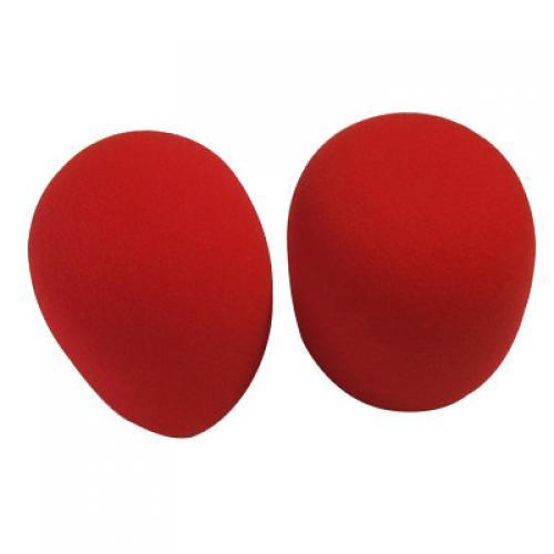 2pcs Handheld Microphone Windscreen Thick Foam Mic Cover Karaoke DJ, Red
