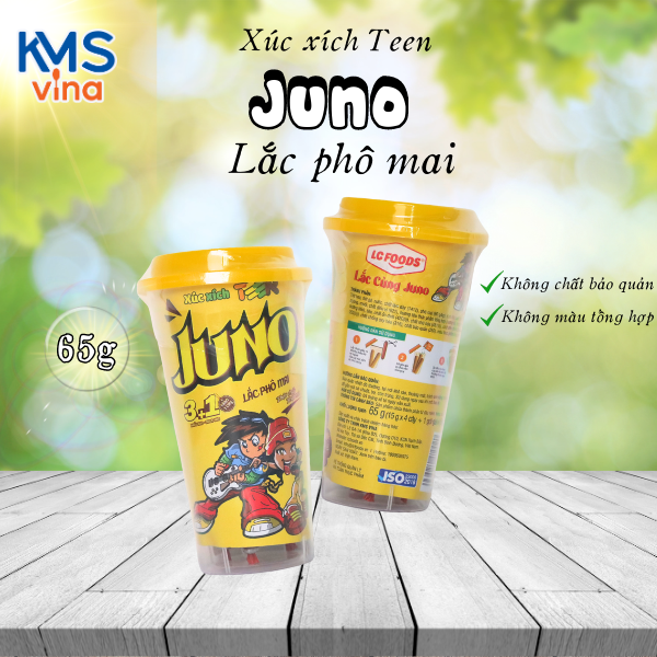 Xúc xích Juno lắc phô mai 65g