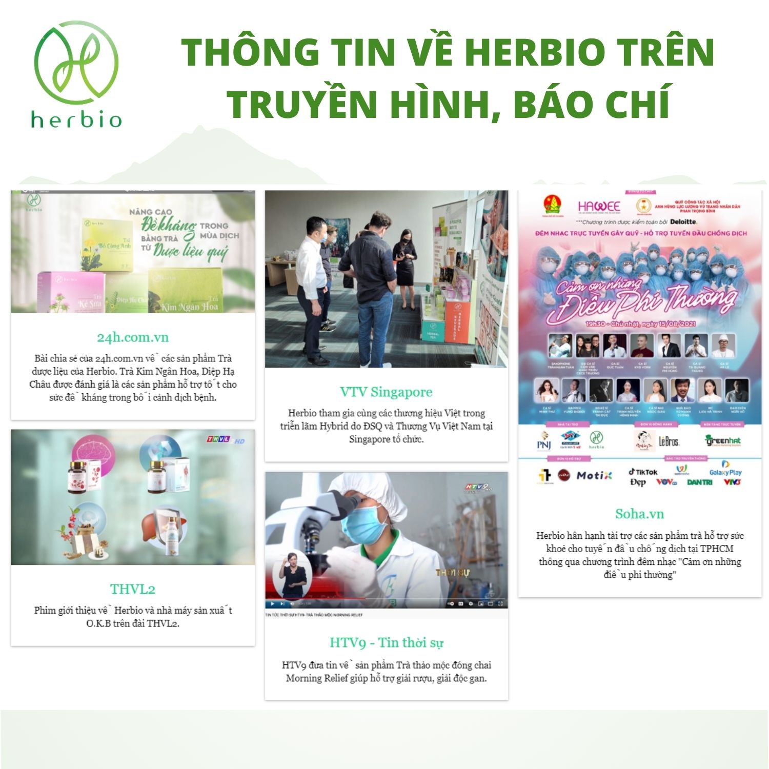 Trà Thảo Mộc Giảm Cân Bồ Công Anh Herbio - Giúp giảm mụn, giải độc gan, detox thanh lọc cơ thể, giảm cân tự nhiên (12 túi lọc x 3gram)