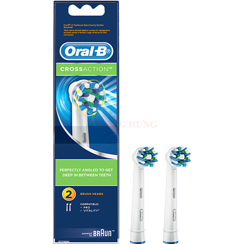 Đầu bàn chải thay thế bàn chải điện Oral-B CrossAction EB50 - Hàng chính hãng