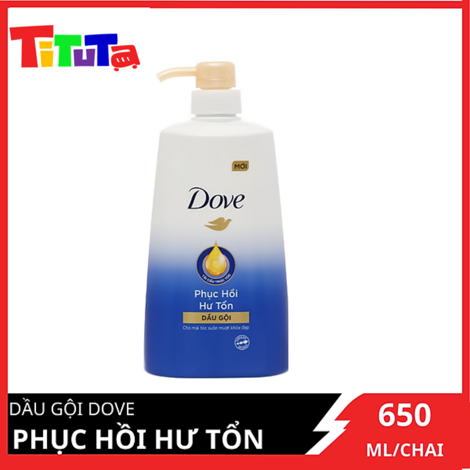 Dầu gội Dove Hư tổn 650g