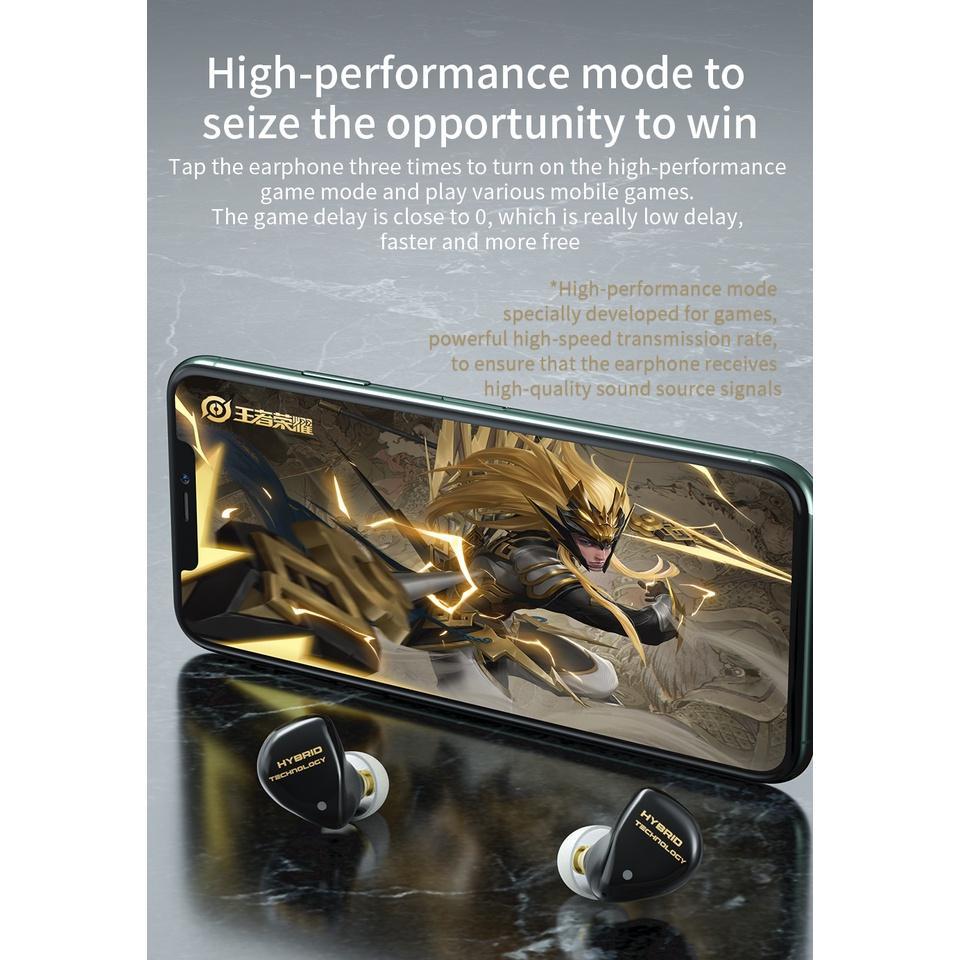 Tai Nghe Nhét Tai Không Dây Chuyên Nghiệp CC1 TWS Bluetooth 5.2 Z1 PRO S2