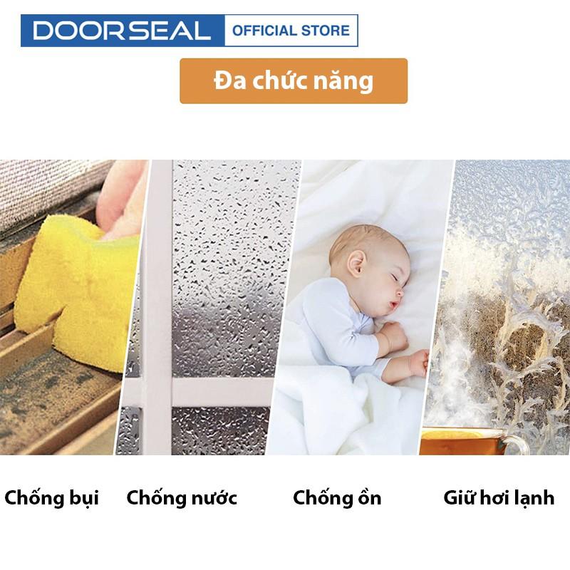 Ron Chữ D Dày 6mm Dán Khung Cửa Gỗ Tự Dính Cách Âm, Ngăn Bụi, Giảm Chấn Cuộn 6m - DOORSEAL (Vietnam)