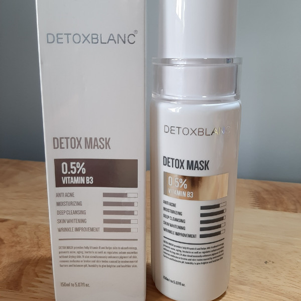 Mặt Nạ Thải Độc Trắng Da Than Hoạt Tính Ngừa Mụn Nám - Detox Mask 30ml - Thương hiệu Detox BlanC(mẫu mới)