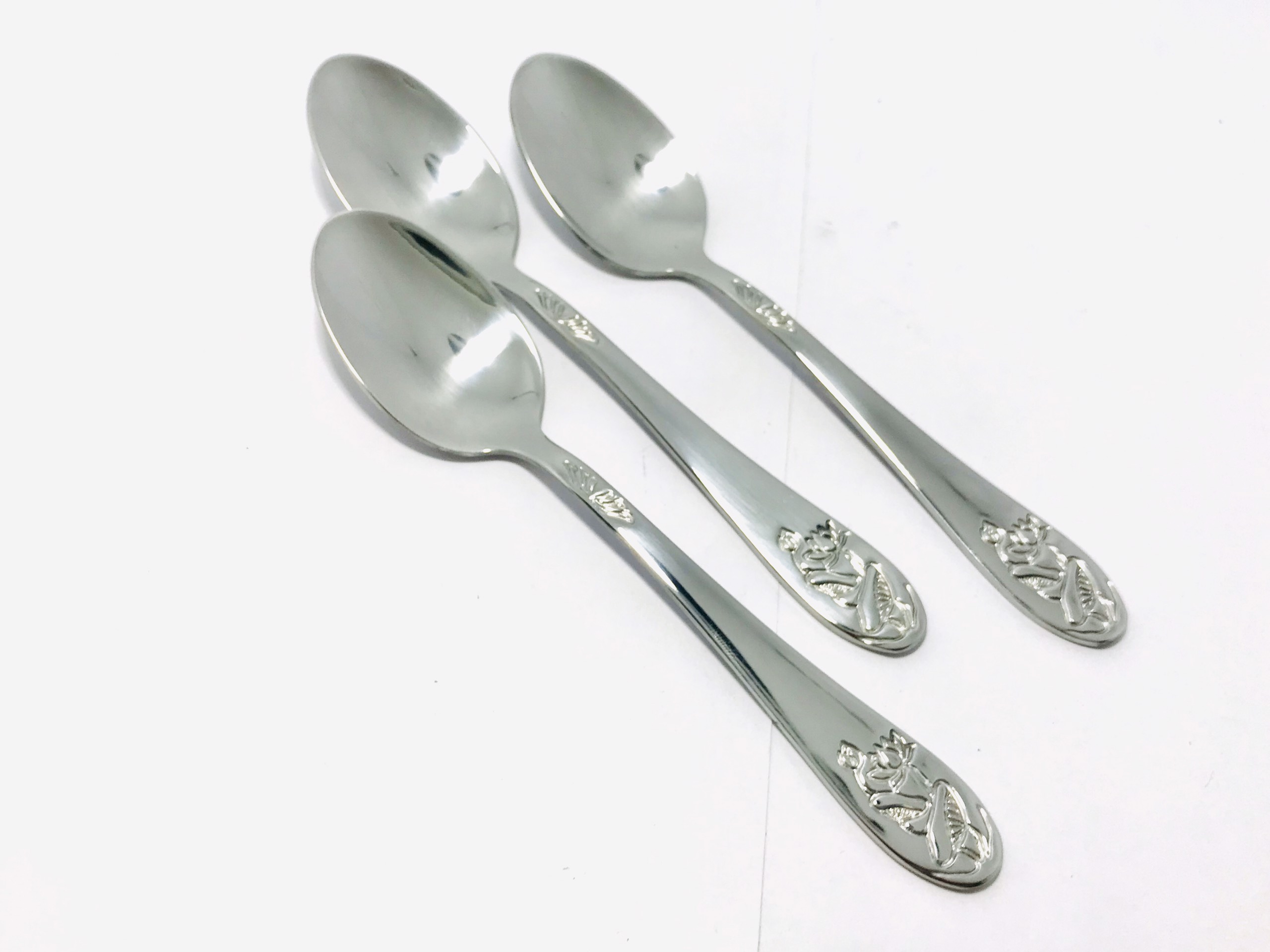 Bộ muỗng bánh hoạ tiết hoa sen Z08 TS