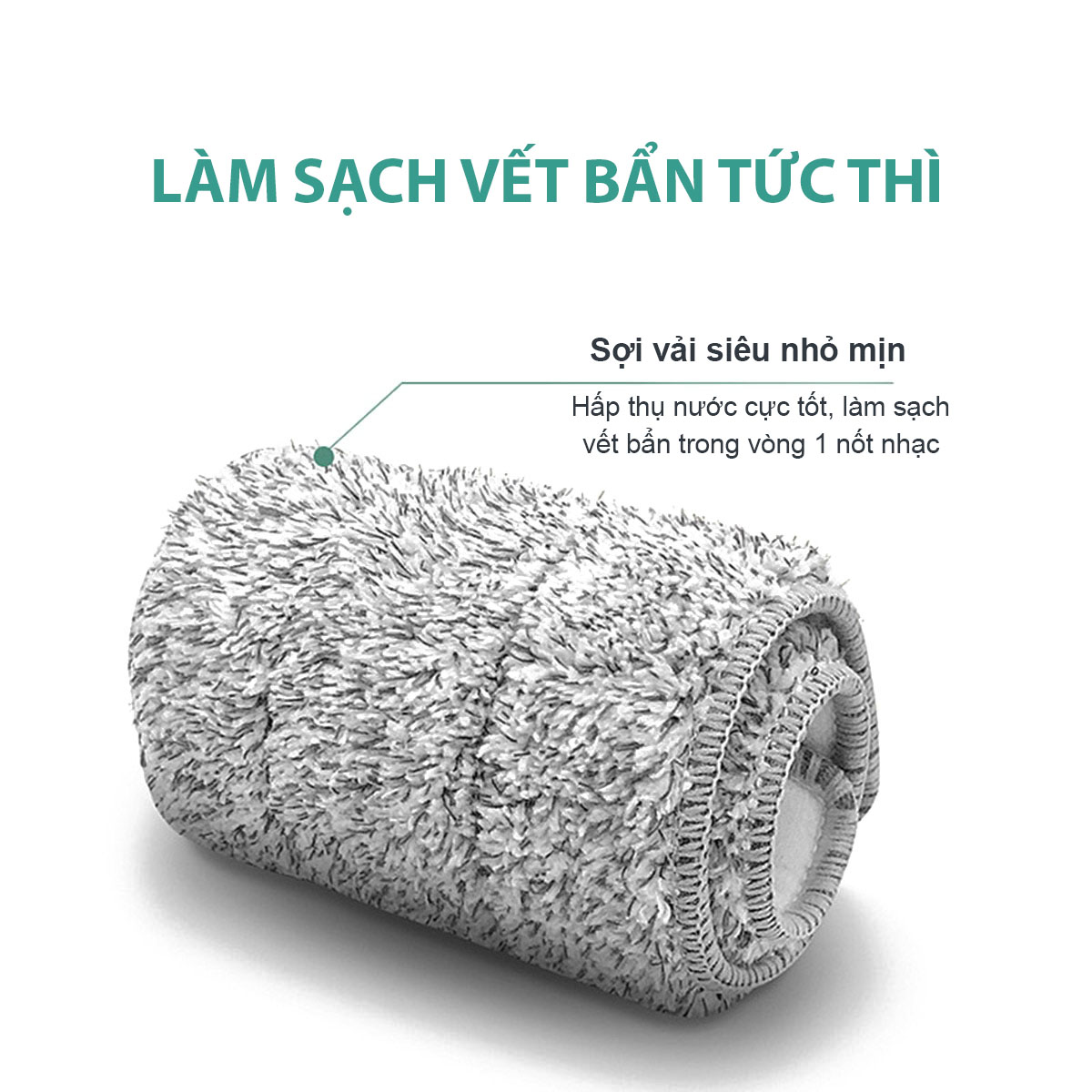 Bông lau nhà thông minh sợi Micro Fiber BLNBO