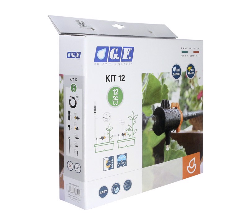 BỘ TƯỚI CÂY NHỎ GIỌT GF KIT 12 - HÀNG Ý