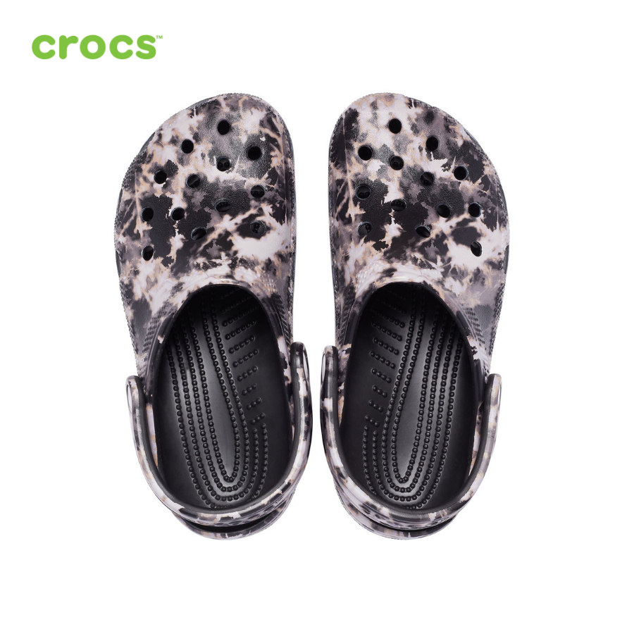 Giày lười clog unisex Crocs Bleach Dye - 207326-001