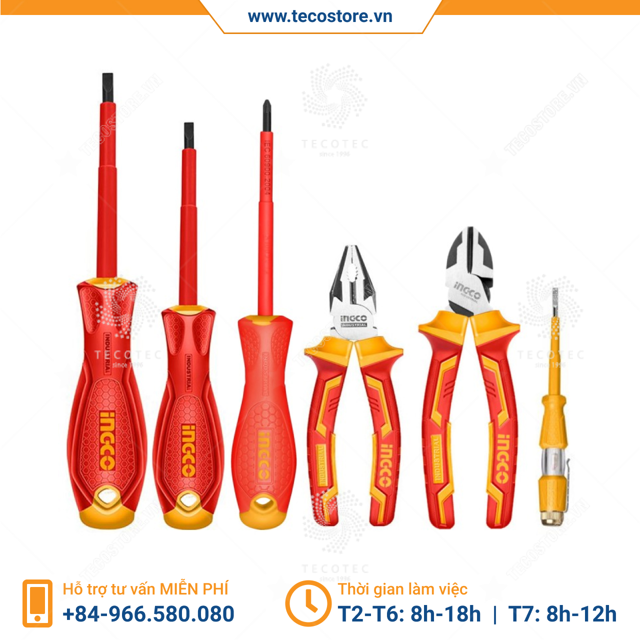 Bộ 6 dụng cụ sửa chữa điện INGCO HKIST3061