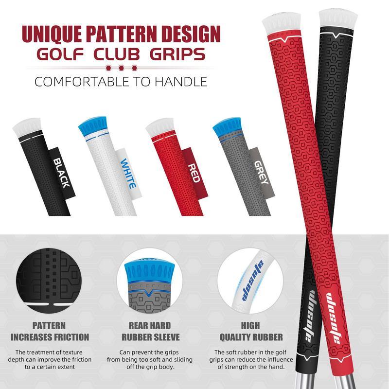 Golf Grip Non Slip Rubber Golf Club Grips Sáng tạo Grip Feel Feel Golf Club Grip Color: Grey