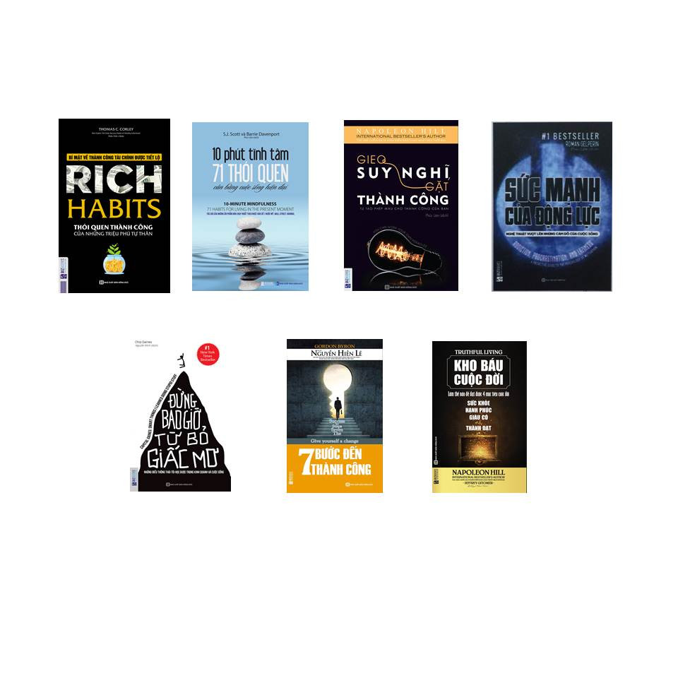 Combo 7 cuốn sách : ĐỜI THAY ĐỔI KHI TA ĐỔI THAY