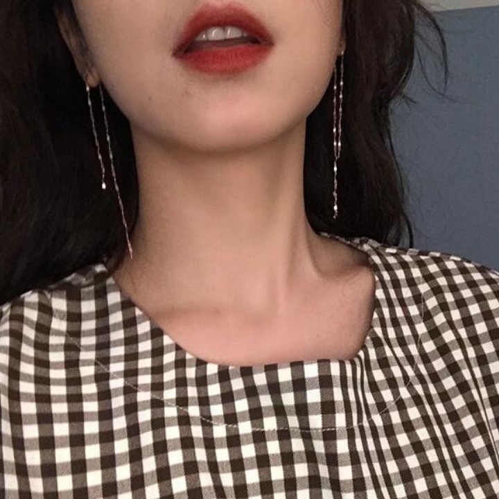 Bông Tai Tòn Ten Chất Liệu Thép Titan Không Đen TT 1677