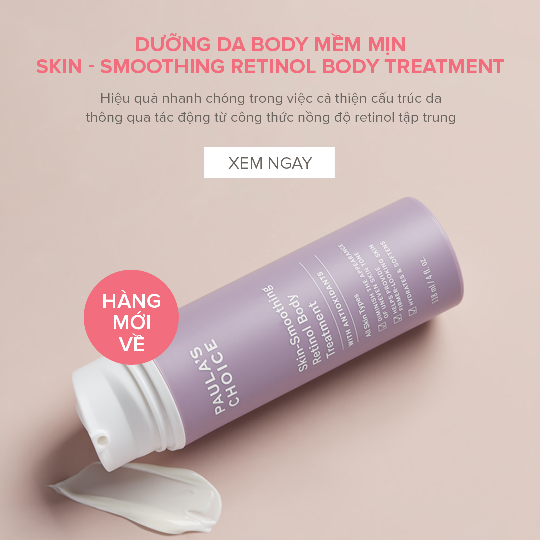 Kem dưỡng thể chống lão hóa Paula's Choice Skin - Smoothing Retinol Body Treatment 118ml- 5800