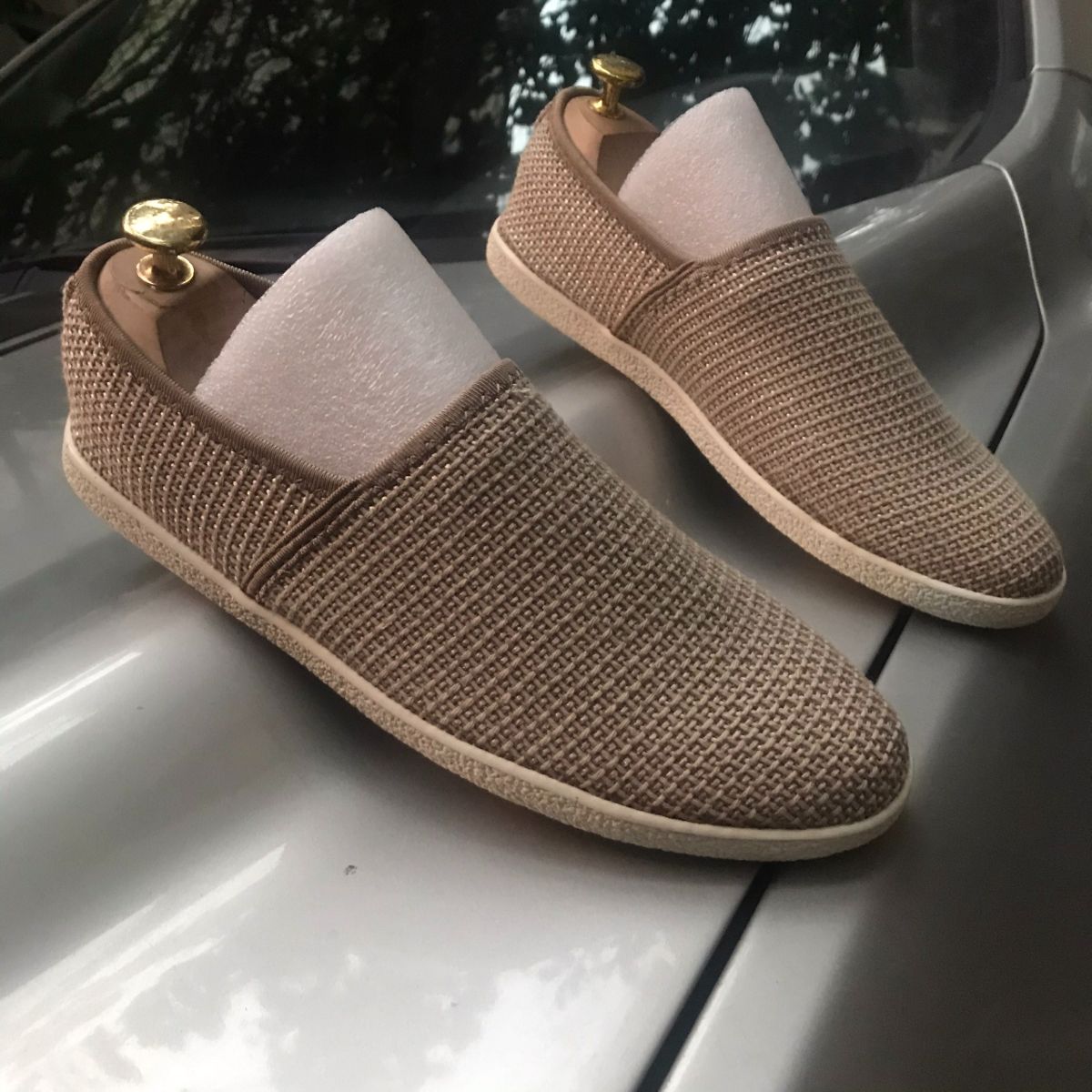 Giày slip on L48 , giày lười vải sợi dệt lưới cao cấp phong cách độc đáo cá tính, trẻ trung, năng động