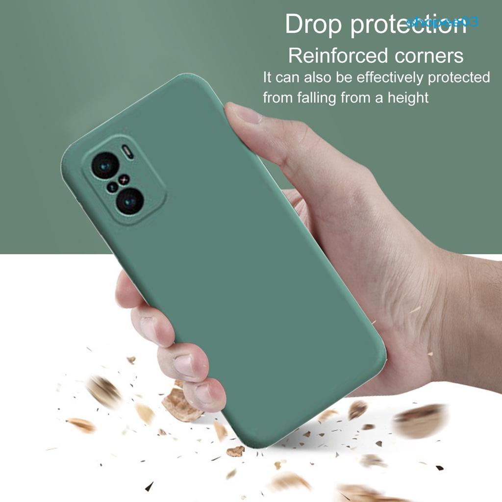 Ốp điện thoại silicon chống trầy bảo vệ toàn diện cho Xiaomi POCO F3 Redmi K40/K40 Pro