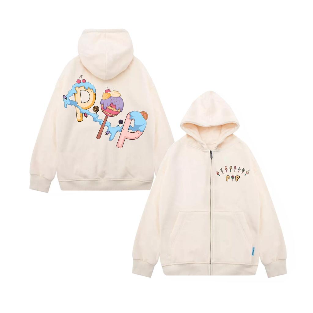 ÁO KHOÁC OTIS CLUB HOODIE ZIP CANDY POP