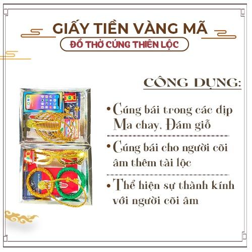 Bộ Phụ Kiện Giấy Cúng Ông & Bà - Hàng Mã Thiên Lộc