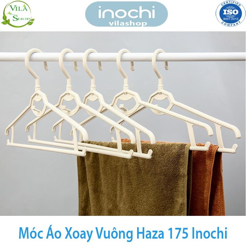 Móc Treo Quần Áo Xoay Vuông Hara 175, Mắc Treo Quần Áo Nhựa Cao Cấp INOCHI Tiêu Chẩn Nhật