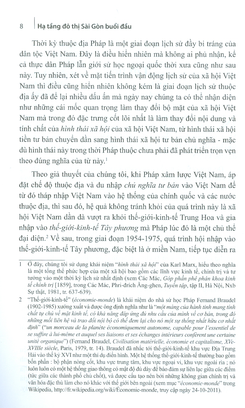 Hạ Tầng Đô Thị Sài Gòn Buổi Đầu (Tái bản có chỉnh sửa, bổ sung)