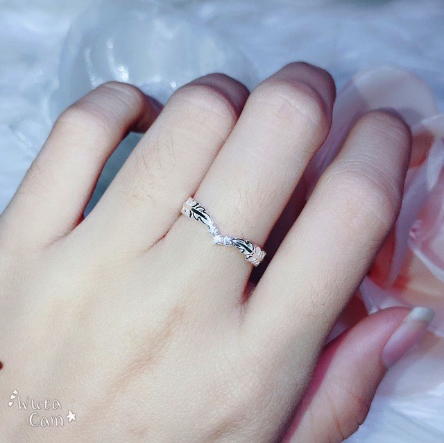 Nhẫn nữ vương miện Nguyệt Quế thiết kế đơn giản phong cách cá tính 100% chất liệu bạc thật không xi mạ trăng sức Bạc Quang Thản - QTBT75