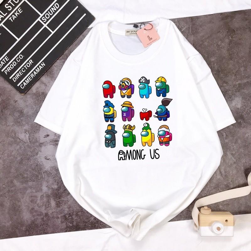 ÁO THUN UNISEX AMONG US 12 CON CỰC TREND SIZE M L XL