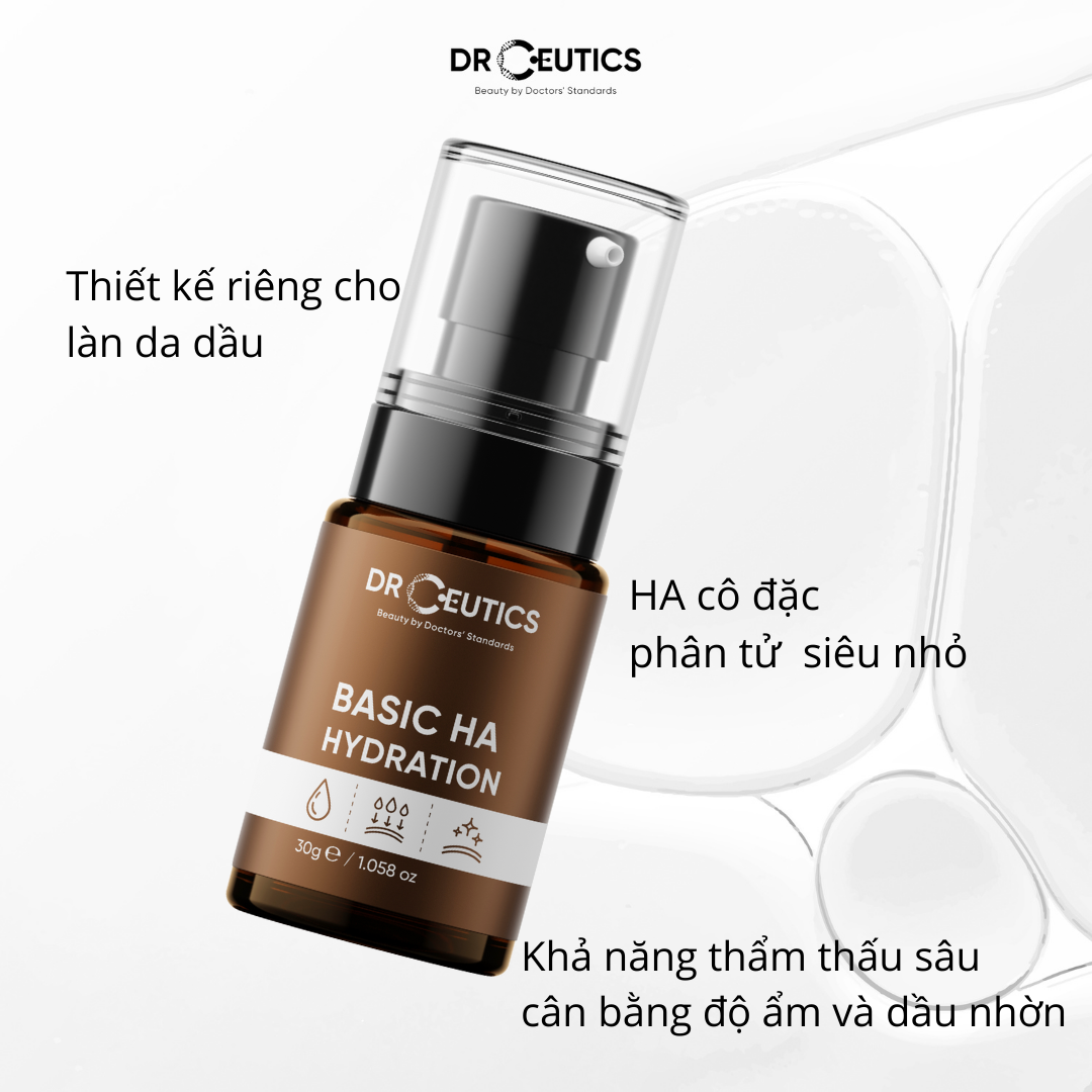 Tinh Chất HA Basic Hydration Drceutics Cho Da Dầu Mụn