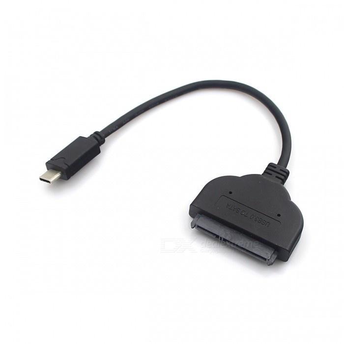 Cáp chuyển đổi USB Type-C to Sata cao cấp Tặng đèn LED