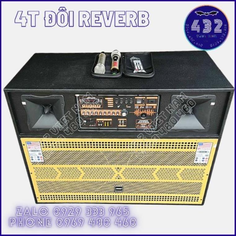 LOA KARAOKE KÉO 4 TẤC ĐÔI COIL 75 ĐẦY ĐỦ PHỤ KIỆN MICRO KIM LOẠI