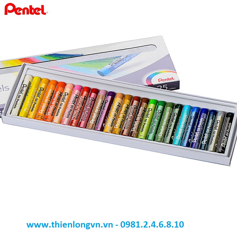 Sáp dầu Pentel PHN - 25 màu