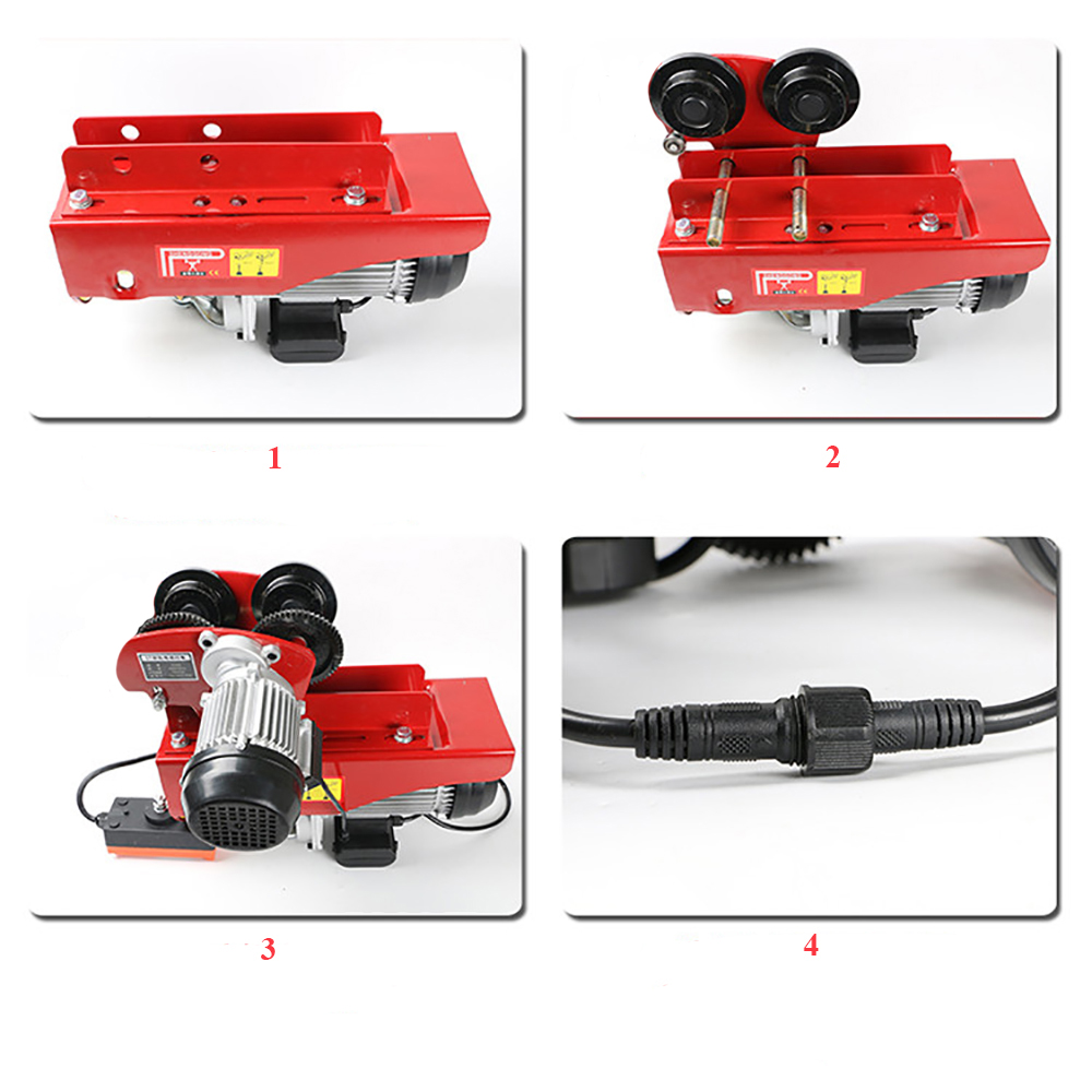 Bộ Tời Điện Kèm Rùa ABG PA800  30 Mét Giúp Máy Tời Treo Nâng Hạ Vật Nặng Dễ Dàng Trong Nhà Xưởng Công Nghiệp Và Đời Sống, Nâng Kéo Linh Hoạt, Hiệu Quả Cao – Hàng Chính Hãng