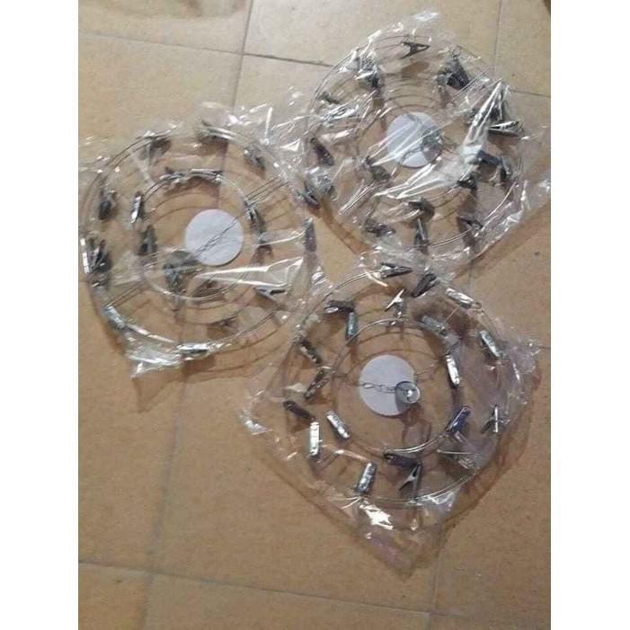 Móc chùm inox hình tròn