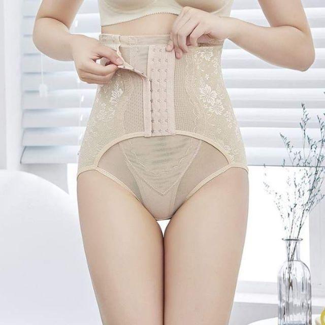 Quần gen nịt bụng cạp cao móc cài cao cấp, quần ken định hình bụng cạp cao móc cài