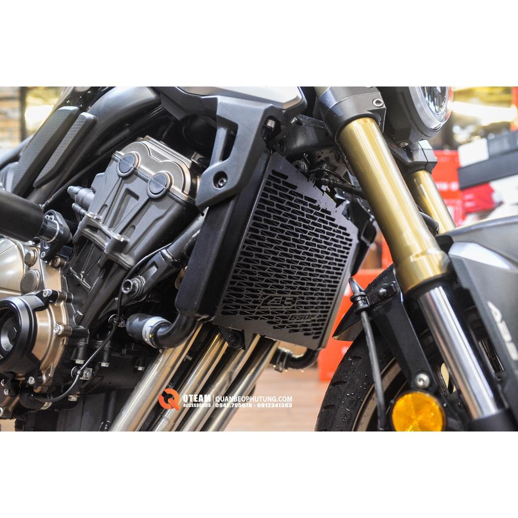 Bảo vệ két nước dành cho HONDA CB650R - CBR650R và Honda CB650F. Chất liệu nhôm cnc sơn tĩnh điện đen cao cấp cực đẹp