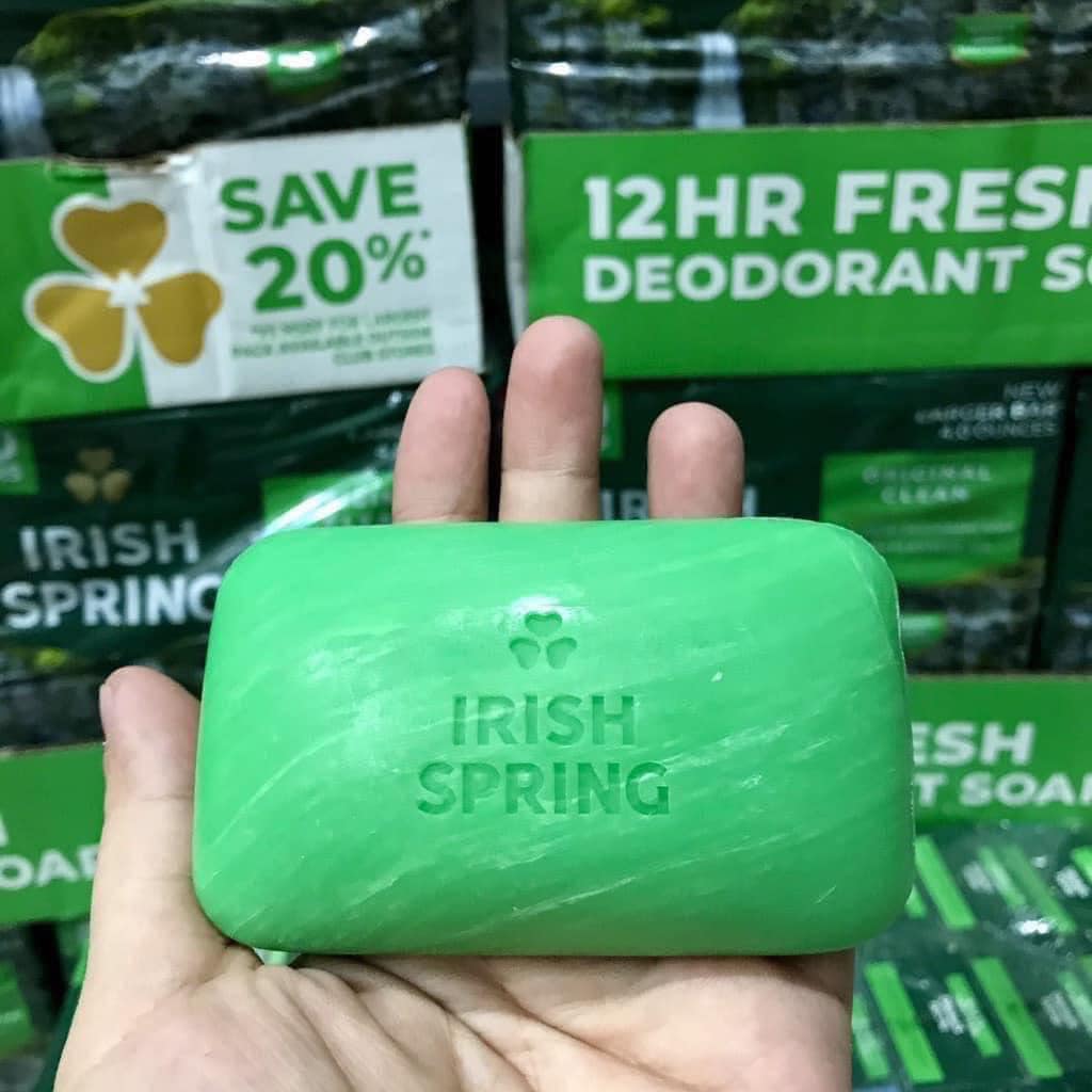 Xà Bông Cục Irish Spring Original USA 113g/cục