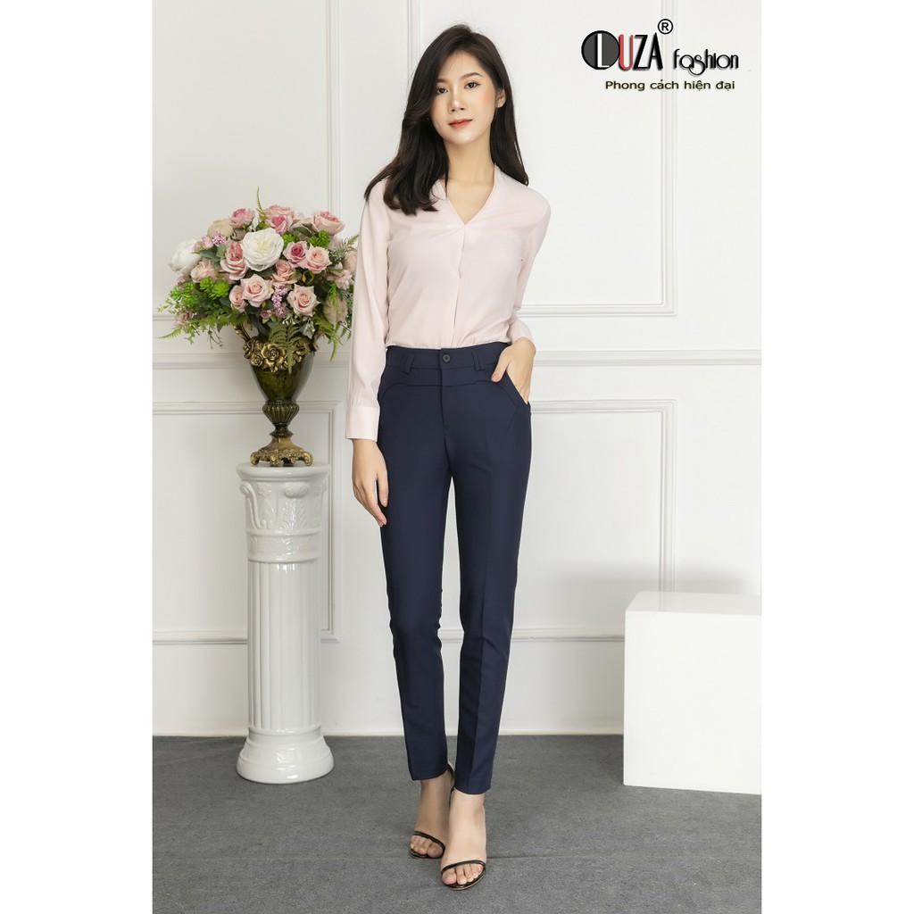 Quần âu cách điệu cạp trước