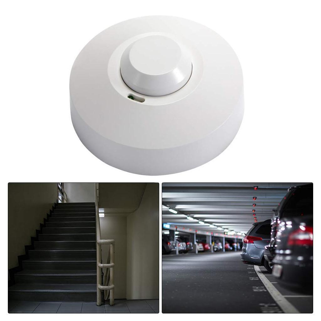 2 Cảm Biến Radar Vi Sóng Ánh Sáng Chuyển Đổi Cơ Thể Chuyển Động Switch-DC12-24V