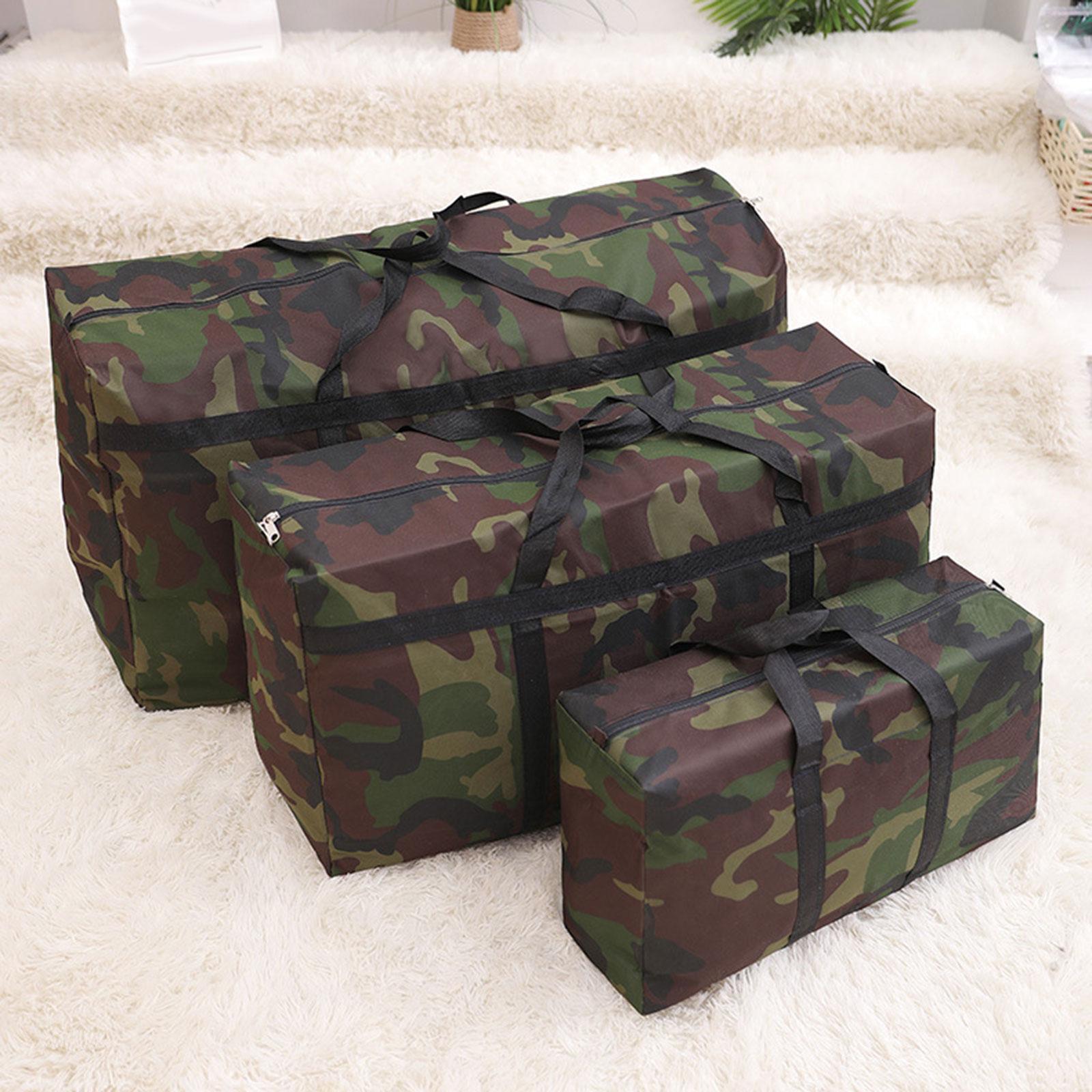 Duffle Bag Sturdy Oxford Cloth Organizer Luggage for Comforters Holiday Travel Gym
