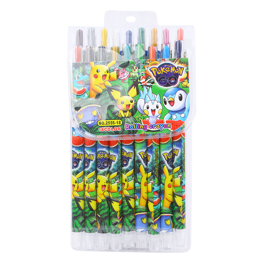 Bút Sáp Màu 2555 Pokemon