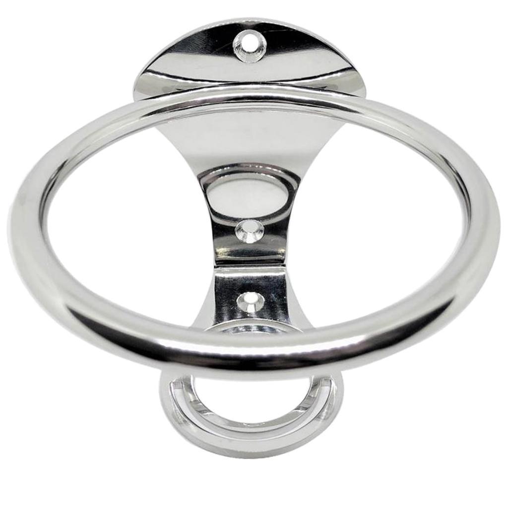 Stainless Steel  Cup Drink Holder for Boat Car Marine Yacht with Screws