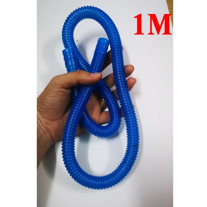 Ống Dây xanh 100 cm, 80 cm, Ống ruột gà xanh ống nước cho máy lọc bể cá cảnh, hồ cá cảnh