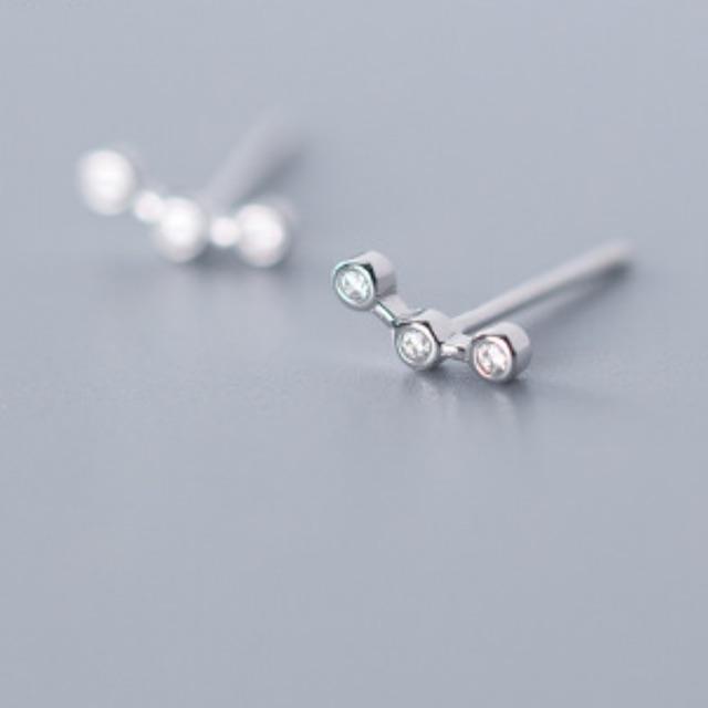 Khuyên 3 đá mini