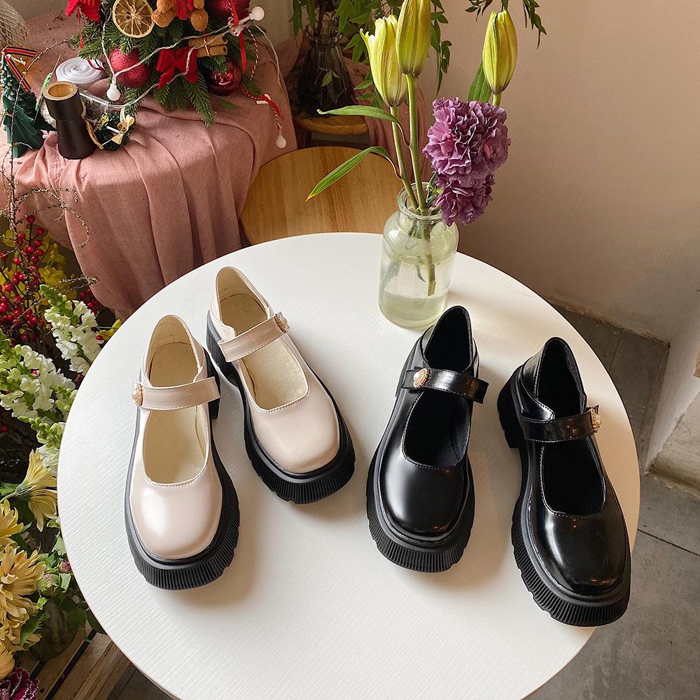 Giày Da Nữ Thời Trang Anh Quốc 2021